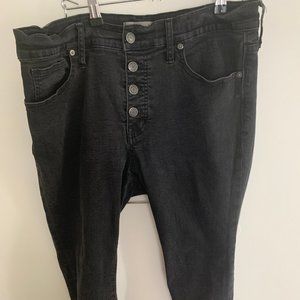 Madewell 9" High Rise button fly 32P